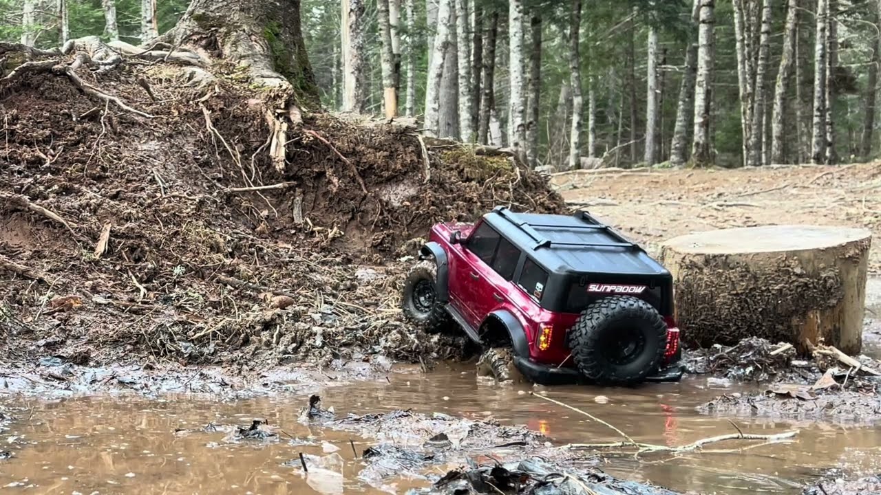 RC auto Trail Crawler, žltá