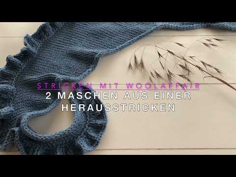 2 Maschen aus 1 herausstricken