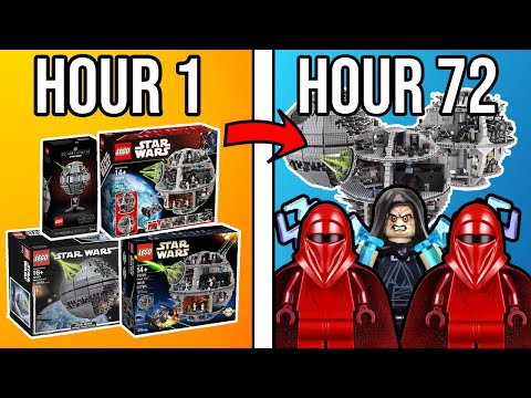I Built EVERY LEGO Death Star in 72 HOURS ⏰