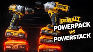 DeWalt PowerPACK vs PowerSTACK: Which Pro Grade battery do you buy 