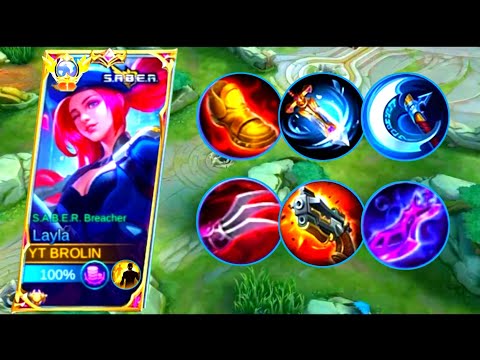 LAYLA BEST BUILD 2023 / BUILD TOP 1 GLOBAL LAYLA ~ MOBILE LEGENDS
