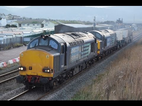 #796: [Flask] DRS Class 37612 & 37607 pass Abergele & Pensarn (20/12/16)
