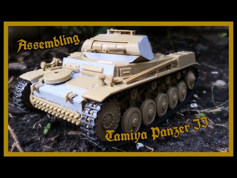 German Tank Panzer II Ausf F/G Tamiya 1/35 Part 1: Assembly