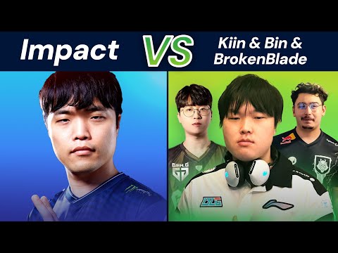 BLG Bin, GEN Kiin, and G2 BrokenBlade Challenge