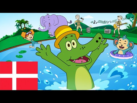 Bade med Arne | Sommersang med Arne Alligator ☀️🐊 Børnemusik for alle aldre 🎶