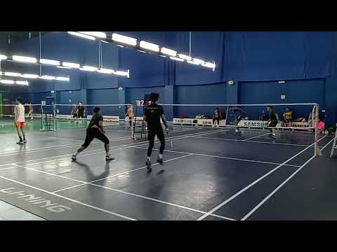 Badminton MuhibbahTeam Men's Double Sparring - Danish / Khai Vs Azimi / Joshua