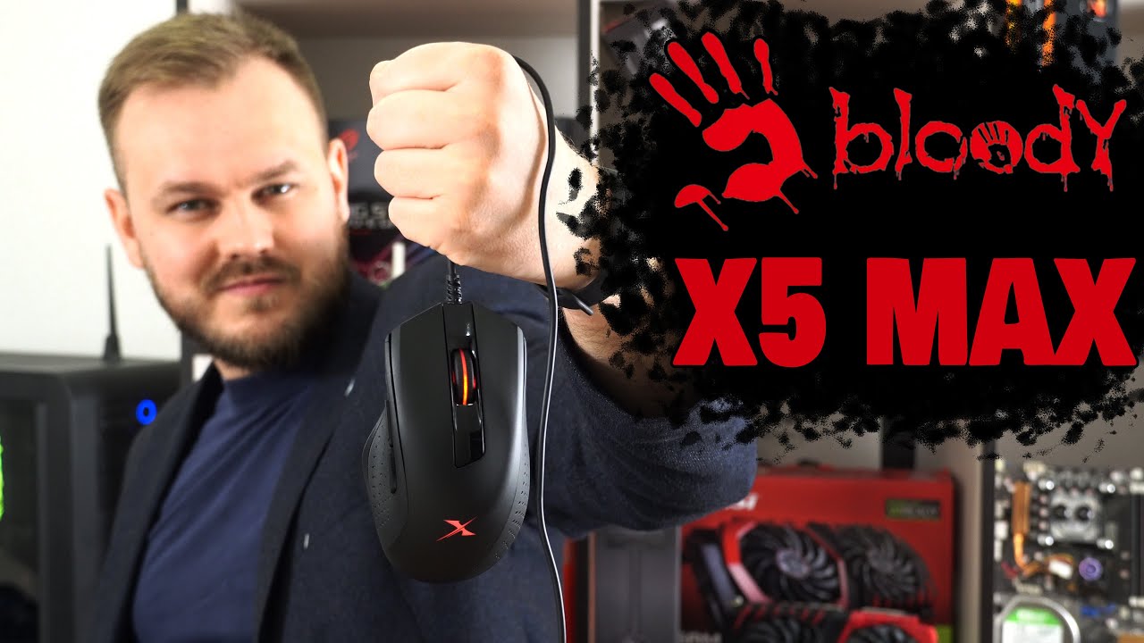 Миша ігрова A4Tech Bloody X5 Max, чорна