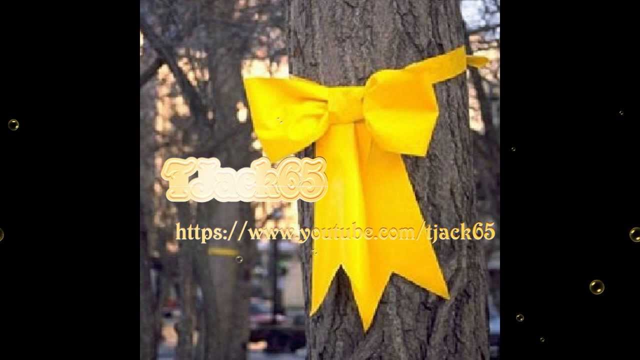 Tony Orlando and Dawn - tie a yellow ribbon (Lyrics)