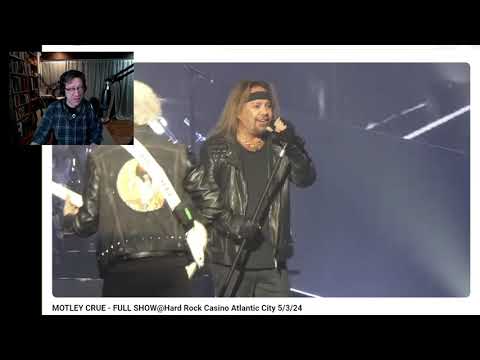 Vince Neil lip-syncing "On With the Show" (5/3/2024, Hard Rock Casino Atlantic City)