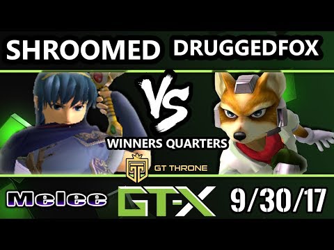 GTX 2017 Melee - BAL | Druggedfox (Fox) vs IMT | Shroomed (Marth) - SSBM W.Quarters
