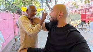 $100 Tip To Street Barber Who Had Never Been Tipped in 44 Years 🇮🇳