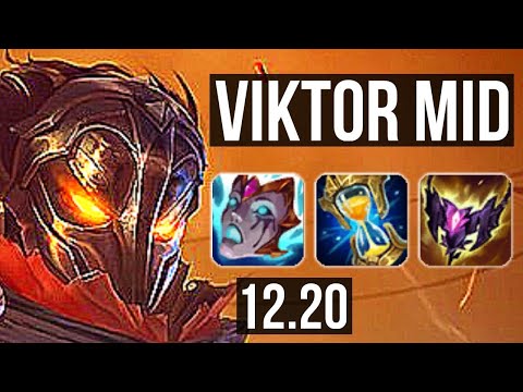 VIKTOR vs AKALI (MID) | 8/1/12, 300+ games | KR Master | 12.20