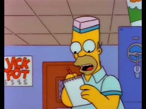 Die Simpsons - deutsch - Homer arbeitet im KWIK - E - MART