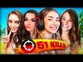 Best Female Squad EVER With 51 Kills! ft. Loserfruit, Alixxa, Sparkles
