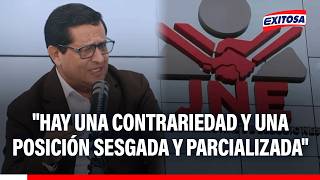 🔴🔵 Jorge Solís cuestiona rechazo del JNE a elecciones complementarias: Hay una posición parcializada