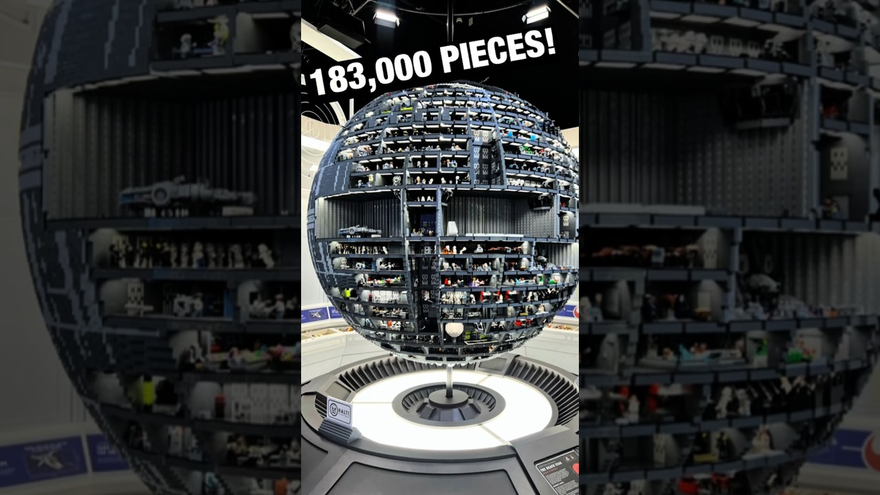 183k pieces Lego Death Star 🤯 #lego #starwars #legostarwars #legodeathstar #afol