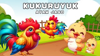 Kukuruyuk, Lagu Anak Indonesia 🐓 Belajar Bernyanyi Dan Anak Gembira | Kukuruyuk Ayam Jago Namanya