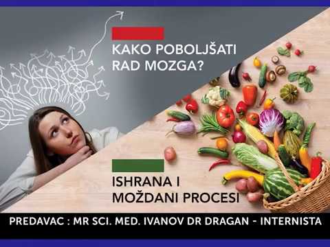 1. Kako poboljšati rad mozga? - mr sci. med. Ivanov dr Dragan