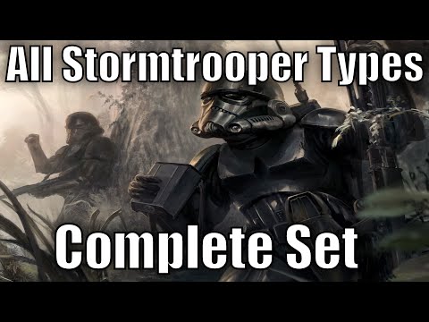 All Stormtrooper Types and Variants - Complete Set
