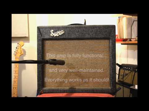 Valco Supro 1696TN - Vintage 1962 1x15" Combo Amp image 15