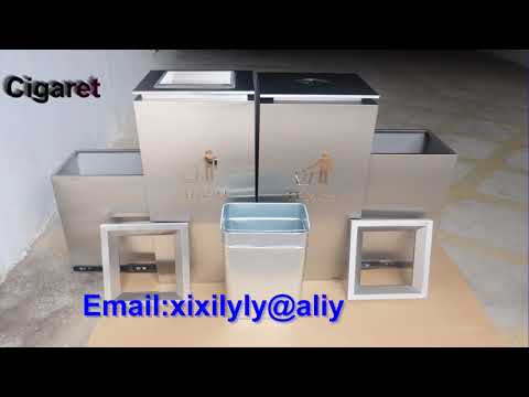 Trash bin for hotel supplies, banks, shopping malls, parks, hospitals