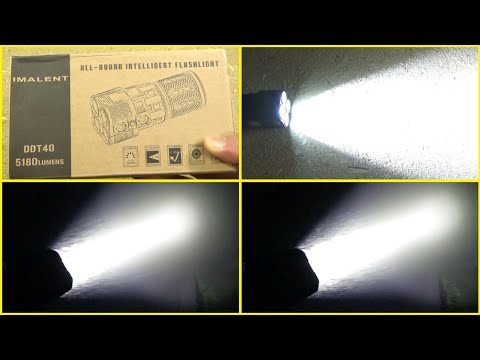 Imalent DDT40 Flashlight, 4200LM, Crazy Gadget Light on Acid Video