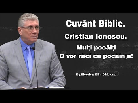 Cristian Ionescu | Mulți pocăiți o vor răci cu pocăința.