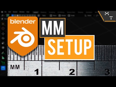 How To Setup Blender In millimeters (mm) | Learn Blender 2.9+ / 3.0 Precision Modeling | Part - 4