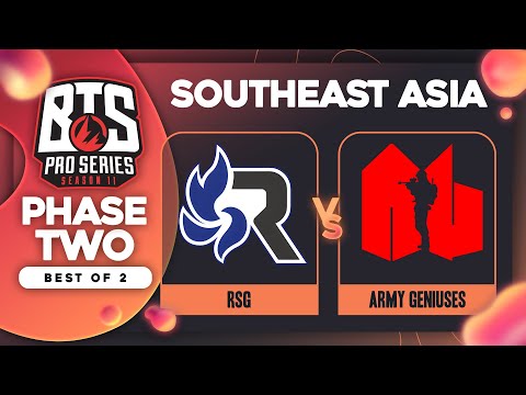 RSG vs Army Geniuses Game 2 - BTS Pro Series 11 SEA: Groups w/ Ares & Danog