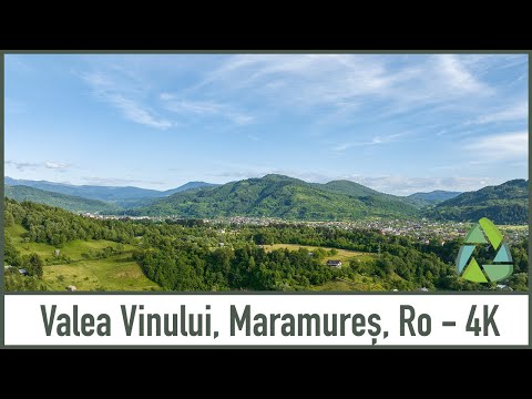 Valea Vinului - Vișeu De Sus, Maramureș, România [ 4K DRONE FOOTAGE ]