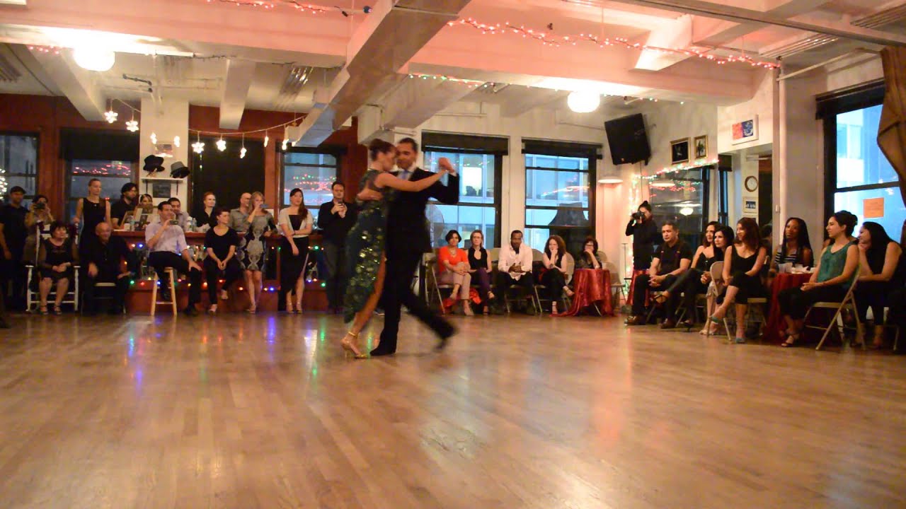 Maria Blanco & Walter Perez at La Romeria Milonga, Tango x3. Video #2
