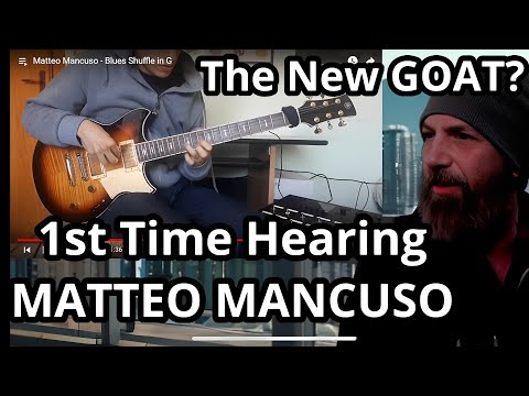 Guitarist Hears Matteo Mancuso For The First Time...Blues Shuffle In G--Pro Guitarist Reacts