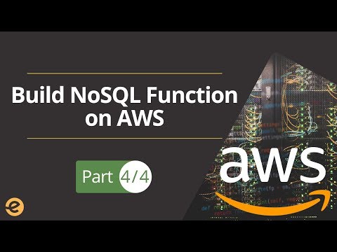 &#x202a;Learn To Build NoSQL Function To Save Data on AWS (Part 4/4) |Test Data| Eduonix&#x202c;&rlm;