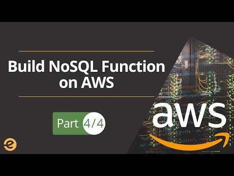 Learn To Build NoSQL Function To Save Data on AWS Part 4 4 |Test Data| Eduonix