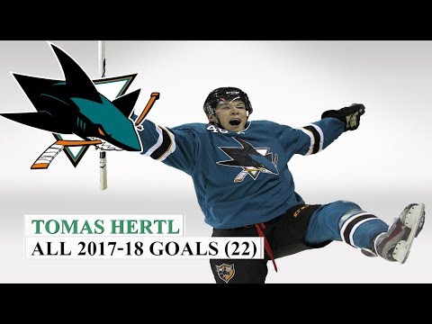 Tomas Hertl (#48) All 22 Goals of the 2017-18 NHL Season