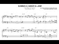 Brad Mehldau - Samba e Amor & Jam - Transcription