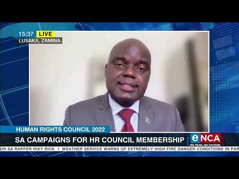 Human Rights Council 2025 SA campaigns for membership
