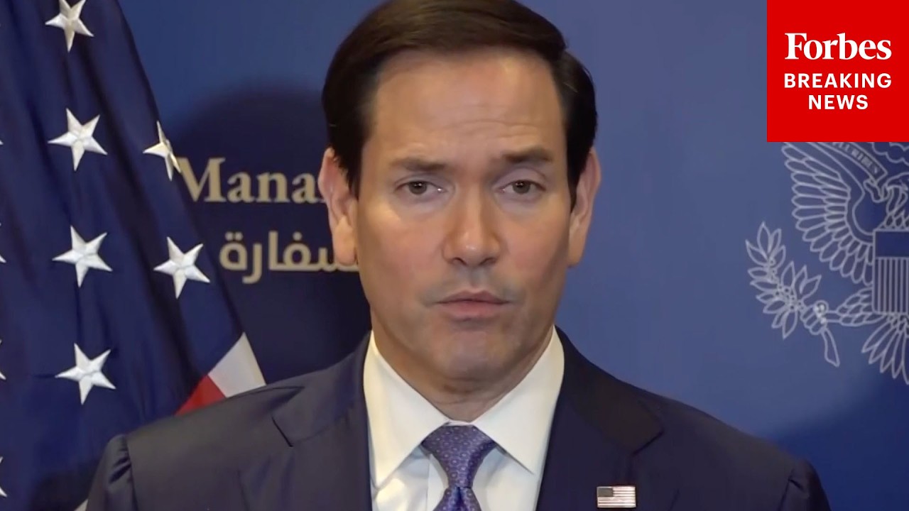 Video | FULL GAGGLE: Rubio Speaks To Reporters About Venezuela Earthquake Response, Iran War
