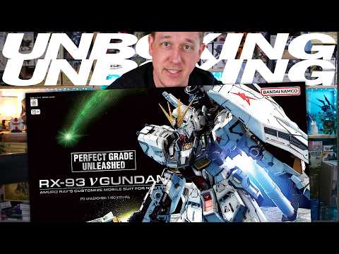 PG Unleashed Nu Gundam - Complete In-Depth UNBOXING!