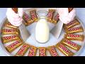Giant TWIX Ice Cream Rolls Challenge Crazy Satisfying Food Art ASMR