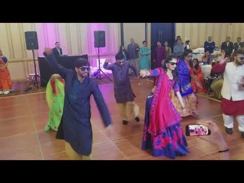 Bhai bhai. dance in Indian baby shower