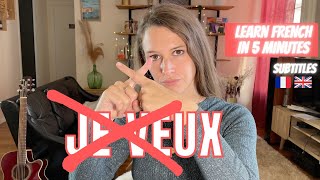 NEVER SAY "JE VEUX" IN FRENCH - Learn this common mistake in french.