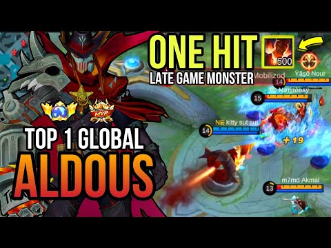 ALDOUS BEST BUILD 2023 | TOP 1 GLOBAL ALDOUS GAMEPLAY | MOBILE LEGENDS