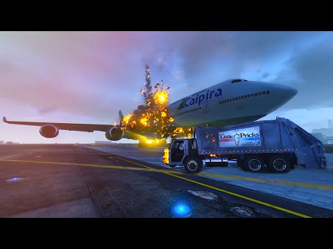 GTA 5 : EPIC PLANE CRASH by TRASH TRUCK
