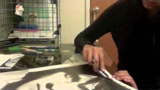 Drawing of Conor Oberst + Coat Check Dream Song