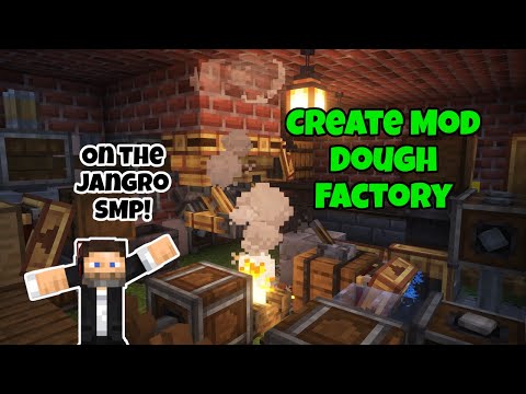 Create Mod DOUGH FACTORY on the Jangro SMP  - Jangro's Modded Minecraft #6