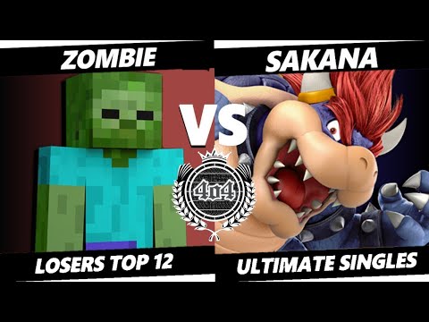 4o4 Smash Night 63 - ExS| Zombie (Steve) vs 4Lynn| Sakana (Bowser) - Losers Top 12