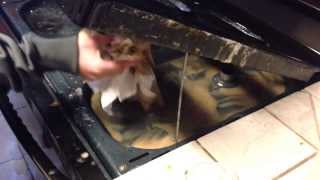 Clean under your stove top in seconds & with NO Scrubbing!