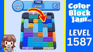 Solusi Level 1587 Color Block Jam