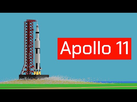 Apollo 11 Animation - 50th Anniversary Tribute